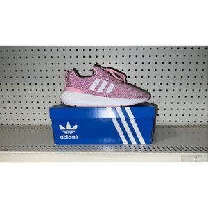 Adidas Swift Run 22 J Athletic Running Shoes Girls Size 5 Womens 6 Pink White
